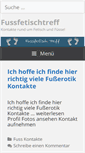 Mobile Screenshot of fussfetischtreff.com